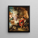 Venere nella forgia di Vulcano - Giovanni Battista Pittoni — quadro incorniciato alla parete
