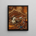 La conversion de saint Paul - Giovanni Battista Pozzo — quadro incorniciato alla parete