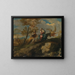 La Fuga in Egitto - Giovanni Battista Ranieri Del Pace — quadro incorniciato alla parete