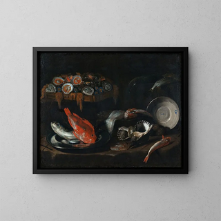 Giovanni Battista Recco - Still Life with Fish and Oysters.webp