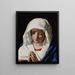 La Vergine in preghiera - Giovanni Battista Salvi da Sassoferrato — quadro incorniciato alla parete