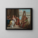 Alessandro Magno e Campaspe nell'atelier di Apelle - Giovanni Battista Tiepolo — quadro incorniciato alla parete