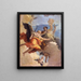 Allegoria della virtù e della nobiltà - Giovanni Battista Tiepolo — quadro incorniciato alla parete