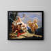 Apollo che insegue Dafne - Giovanni Battista Tiepolo — quadro incorniciato alla parete