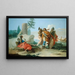 Armide abbandonata da Renaud - Giovanni Battista Tiepolo — quadro incorniciato alla parete
