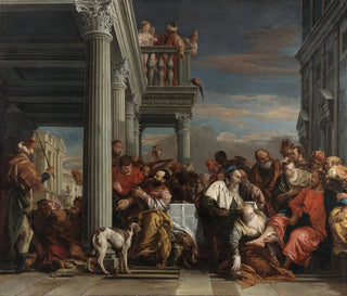 Il Cristo nella casa di Simon il Fariseo - Giovanni Battista Tiepolo — vista dell’opera