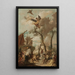 Gli Ebrei che raccolgono la manna nel deserto, bozzetto - Giovanni Battista Tiepolo | Reproduction — quadro incorniciato alla parete