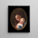 Vergine con Bambino - Giovanni Battista Tiepolo — quadro incorniciato alla parete