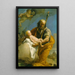 San Giuseppe e il Bambino Gesù - Giovanni Battista Tiepolo — quadro incorniciato alla parete