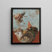 Schizzo per un soffitto - Giovanni Battista Tiepolo — quadro incorniciato alla parete