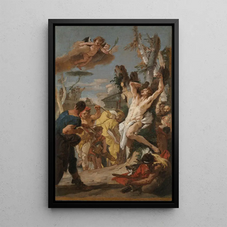 Giovanni Battista Tiepolo - Study for The Martyrdom of Saint Sebastian for the Augustinian monastery at Diessen Germany.webp