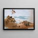 Studio per un soffitto con la personificazione del Consiglio - Giovanni Battista Tiepolo — quadro incorniciato alla parete