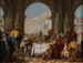 Il banchetto di Cleopatra - Giovanni Battista Tiepolo — vista dell’opera