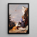 La Fuite en Égypte - Giovanni Battista Tiepolo — quadro incorniciato alla parete