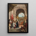 L'Investitura dell'arcivescovo Harold come duca di Franconia - Giovanni Battista Tiepolo — quadro incorniciato alla parete