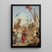 La Rencontre d'Antoine et Cléopâtre - Giovanni Battista Tiepolo — quadro incorniciato alla parete