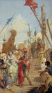 La Rencontre d'Antoine et Cléopâtre - Giovanni Battista Tiepolo — vista dell’opera