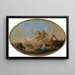 Il Tempo che scopre la Verità - Giovanni Battista Tiepolo — quadro incorniciato alla parete