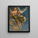 Due angeli in volo - Giovanni Battista Tiepolo — quadro incorniciato alla parete