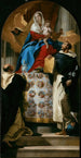 La Vierge et l'Enfant avec les saints Dominique et Hyacinthe - Giovanni Battista Tiepolo — vista dell’opera