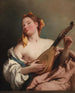 Donna con la mandolina - Giovanni Battista Tiepolo — vista dell’opera