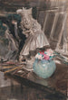 Un angolo dell'atelier dell'artista con un busto di Leopoldo de' Medici - Giovanni Boldini — vista dell’opera