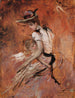 Una giovane madre con un cappello - Giovanni Boldini — vista dell’opera