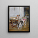 Confidences - Giovanni Boldini — quadro incorniciato alla parete