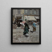 Traverser la rue - Giovanni Boldini — quadro incorniciato alla parete