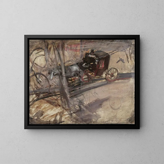 Le cocher - Giovanni Boldini — quadro incorniciato alla parete