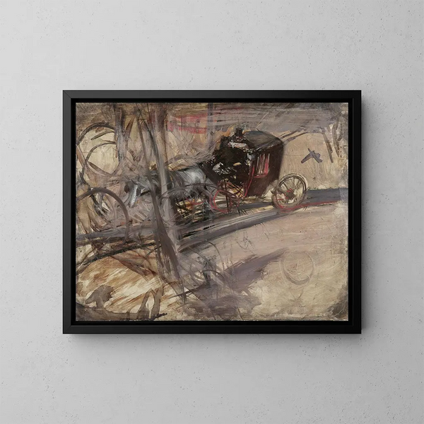 Le cocher - Giovanni Boldini — quadro incorniciato alla parete