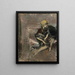 Dame au chapeau jaune avec son chien La Marchesa Casati - Giovanni Boldini — quadro incorniciato alla parete