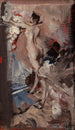 Nu femminile con pelle di tigre - Giovanni Boldini — vista dell’opera