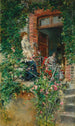 Sur la terrasse - Giovanni Boldini — vista dell’opera