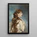 Portrait d'Harriet Valentine Crocker Alexander - Giovanni Boldini — quadro incorniciato alla parete