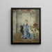L'ultimo sguardo nello specchio - Giovanni Boldini — quadro incorniciato alla parete