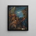 La terza apparizione di Cristo - Giovanni Bonatti — quadro incorniciato alla parete
