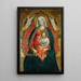 Vierge à l'Enfant avec anges - Giovanni Dal Ponte — quadro incorniciato alla parete