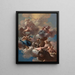 Schizzo per una decorazione a soffitto - Giovanni Domenico Ferretti — quadro incorniciato alla parete