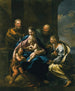 La Vierge et l'Enfant avec les saints - Giovanni Domenico Ferretti — vista dell’opera