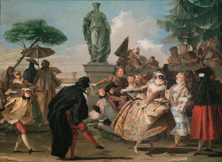 Le Menuet - Giovanni Domenico Tiepolo — vista dell’opera