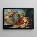 Il Sacrificio di Isacco - Giovanni Domenico Tiepolo — quadro incorniciato alla parete