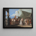Il trionfo di Pulcinella - Giovanni Domenico Tiepolo — quadro incorniciato alla parete