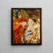 Le donne di Dario che invocano la clemenza di Alessandro - Giovanni Domenico Tiepolo — quadro incorniciato alla parete