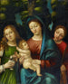 La Vierge à l'Enfant et les saintes Madeleine et Catherine - Giovanni Francesco Caroto — vista dell’opera