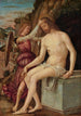 Il Cristo risorto con un angelo - Giovanni Francesco Maineri — vista dell’opera