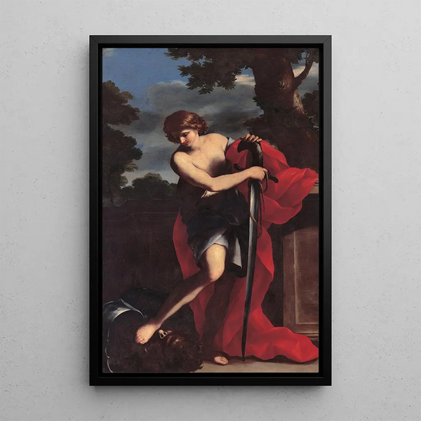David - Giovanni Francesco Romanelli — quadro incorniciato alla parete