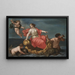 Il Trionfo di Galatea - Giovanni Francesco Romanelli — quadro incorniciato alla parete