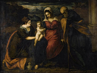 Giovanni Galizzi - The Holy Family With Mary Magdalene.webp