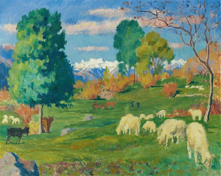 Giovanni Giacometti - Autumnal Landscape.webp